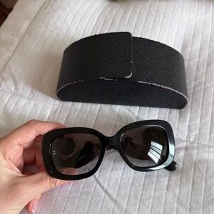 Prada Glossy Black Sunglasses